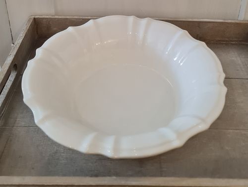 Keramik Salatschüssel cremeweiß D=25 cm